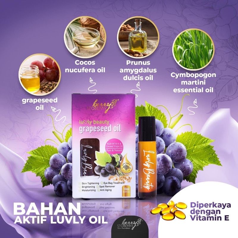 LUVLY BEAUTY GRAPESEED OIL 100 ORIGINAL Shopee Malaysia