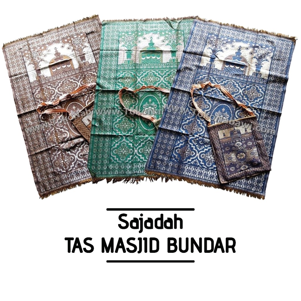 Prayer Rug Round Mosque Bag/Color Bag/Traveling Prayer Rug/Folding ...