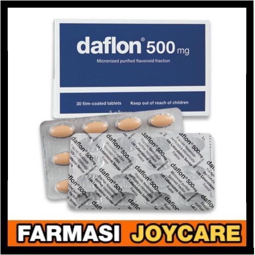 Daflon 500mg Hemorrhoids , Venous Circulation 60 Tablets