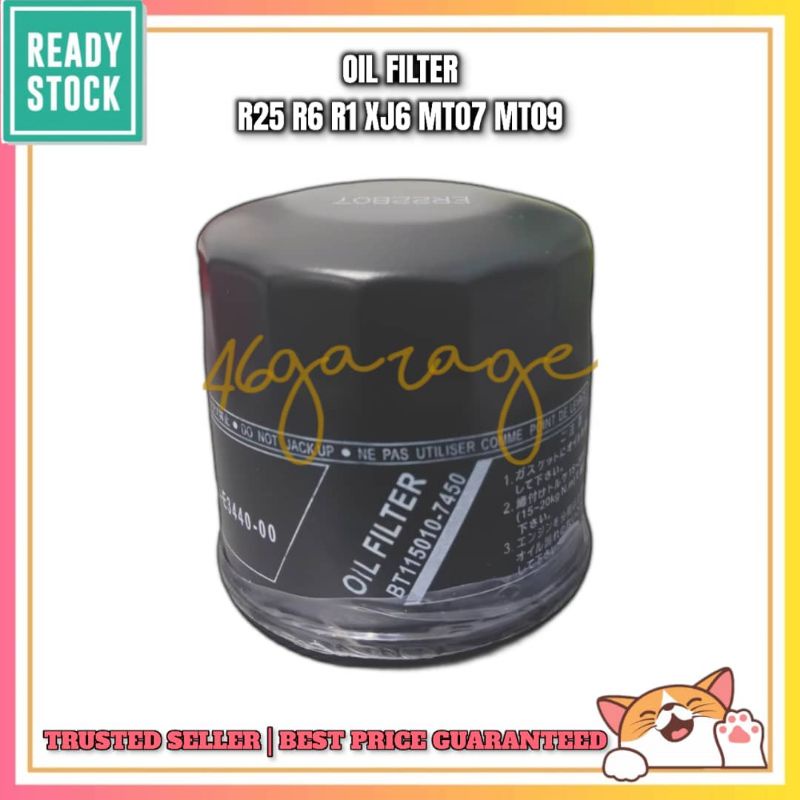 OIL FILTER YAMAHA R25 R6 R1 MT07 MT09 XJ6 | Shopee Malaysia