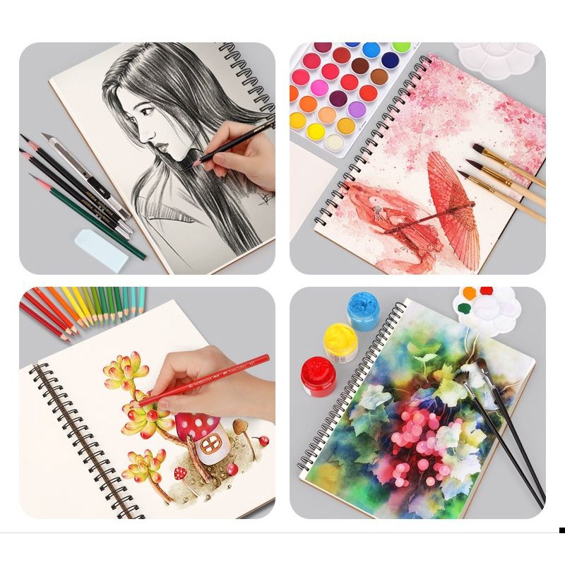 Paper Sketchbook Student Art Painting  Square Sketchbook Marker Paper -  A4/a5 50 - Aliexpress