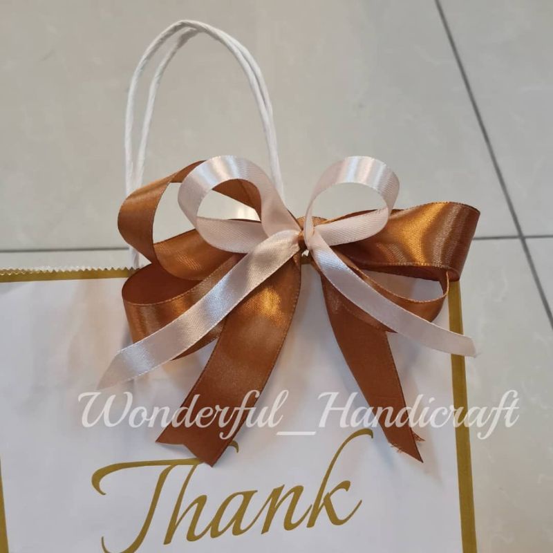 ReadyMade Ribbon Satin Colorful Ribbons hamper Ribbon Reben Hantaran Shopee Malaysia