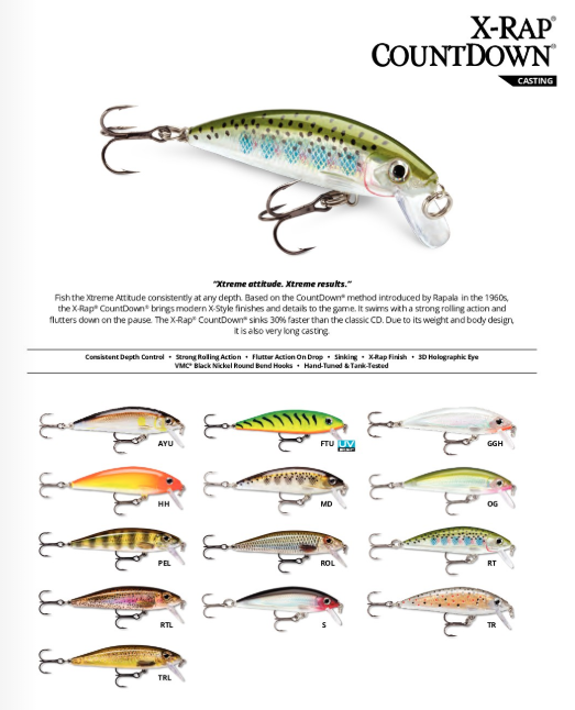Rapala X-Rap CountDown 5cm - PROMARINE