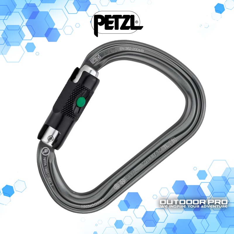 Petzl William Ball-Lock Carabiner (2016) | Shopee Malaysia