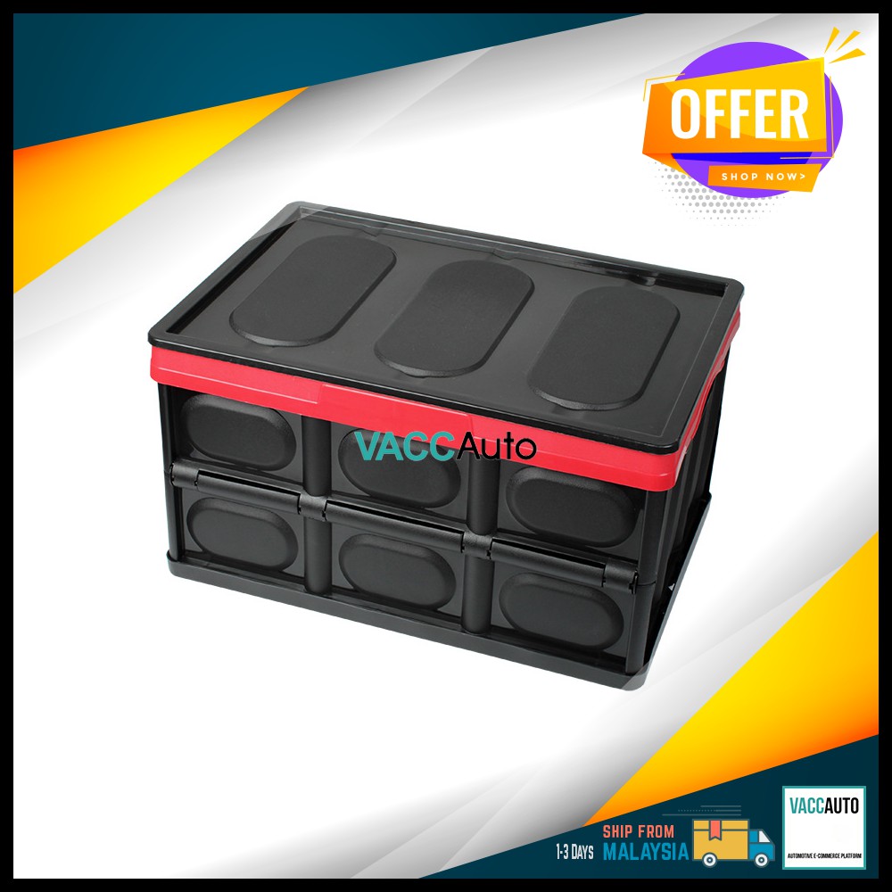 Car Bonnet Foldable Organizer Storage Trunk Boot Foldable Stackable ...