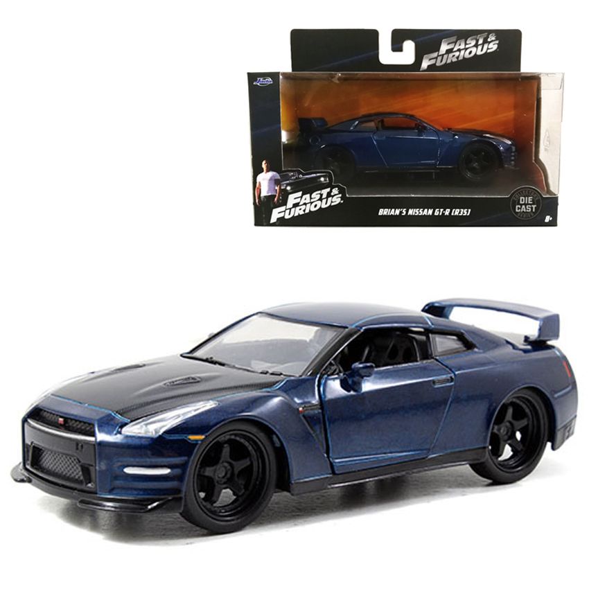 Original Jada Fast & Furious Brian's Nissan GT-R [R35] Diecast Car ...