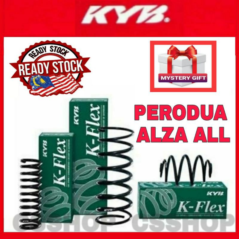 Cs K Flex Perodua Alza All Coil Spring Front And Rear Kyb Kayaba K Flex