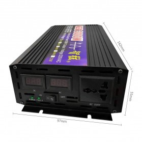 Pure Sine Wave Power Inverter DC 12V/24VDC to AC 220V 3000W | Shopee ...