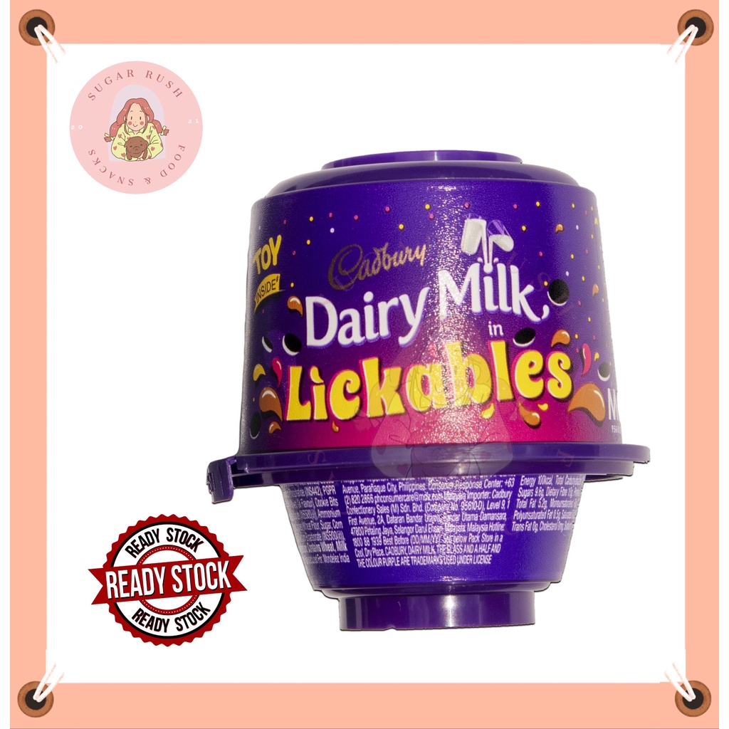 Cadbury Dairy Milk Lickables 20g Coklat Shopee Malaysia
