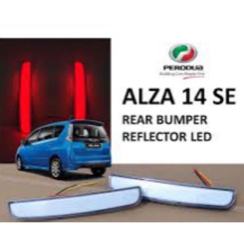 PERODUA ALZA REAR BUMPER REFLECTOR LED LAMP / LIGHT BAR (20142017