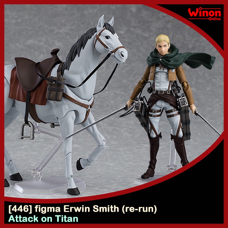 FIGURINE FIGURE ERWIN Smith Attack On Titan Figma 446 Max Factory EUR 149,85 - FR