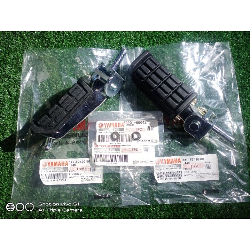 YAMAHA RXZ PEMIJAK KAKI DEPAN(FRONT FOOTREST) 💯 ORIGINAL | Shopee Malaysia