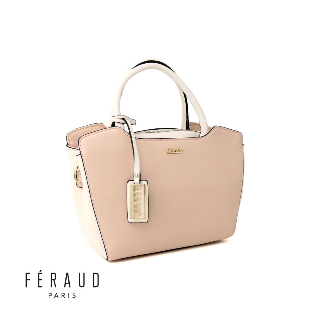 FERAUD LADIES MEDIUM TWO-TONE SHOULDER BAG [FHB1911PN2ND9]