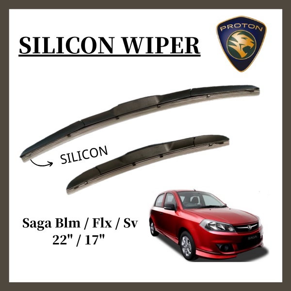 Proton Saga Blm Flx Sv Original Silicone Wiper Blade 1set