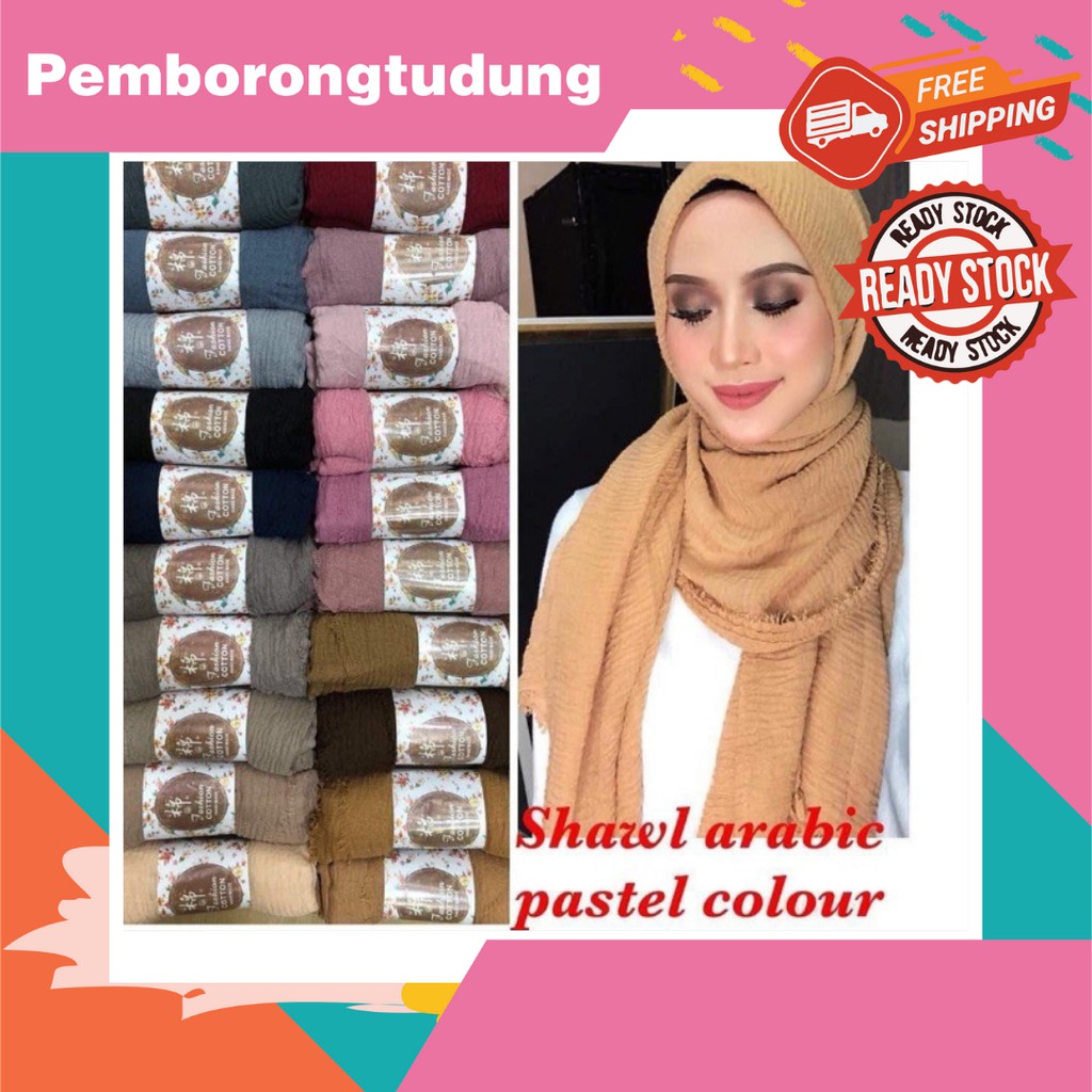 arabic fringe shawl