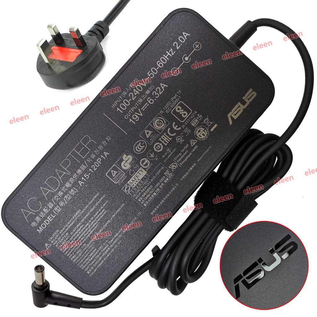 New 120W 19V 6.32A Laptop AC Adapter charger For ASUS TUF FX505GDWH71 FX86F ADP120RH B A15