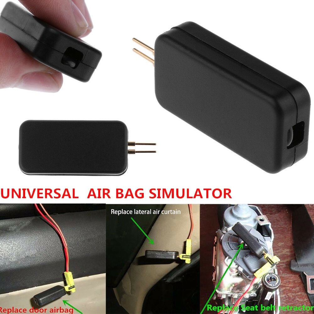 Universal Car SRS Air Bag Airbag Fault Light Simulator Emulator Sensor  Bypass