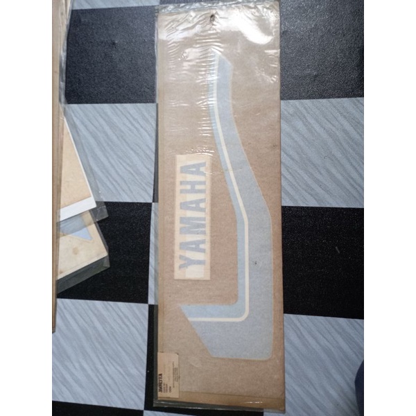Sticker Tank Yamaha RXZ 5Speed Biru putih | Shopee Malaysia