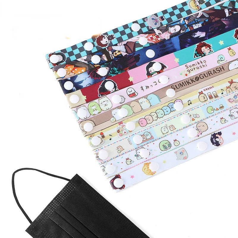 [Ready Stock] Demon Slayer Mask Extension Rope Lanyard With ...