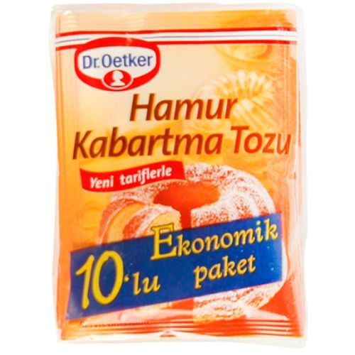Baking Powder 10 Packs Quality Product From Turkey Brand dr.oetker