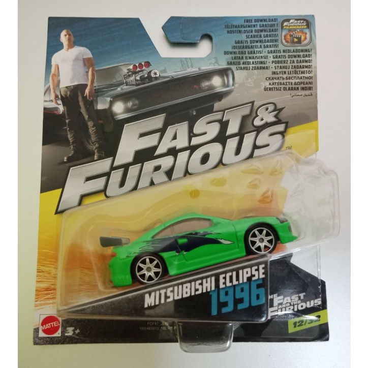 Fast & Furious Mattel 1:55. Mitsubishi Eclipse | Shopee Malaysia