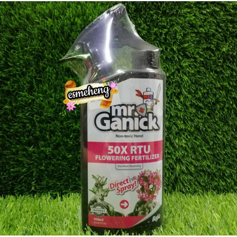 500ml Mr Ganick 50X RTU Flowering Fertilizer Baja Foliar Untuk Bunga Di ...