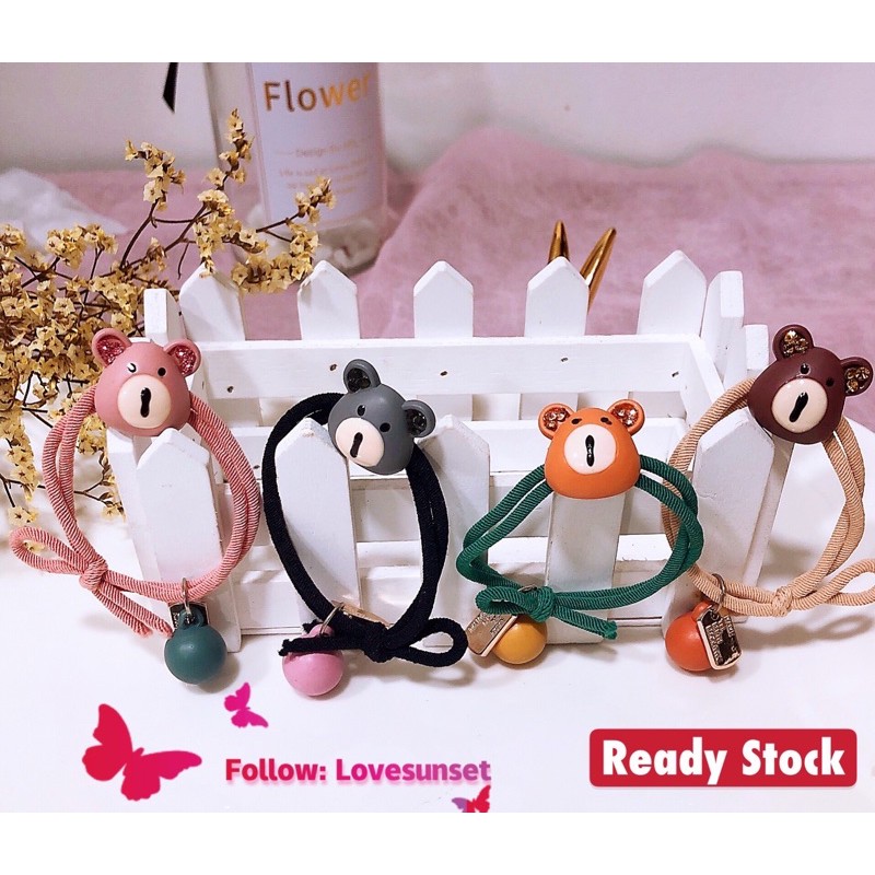 Getah Rambut Perempuan/Pengikat Rambut Line Hair Ties Rubberband ...