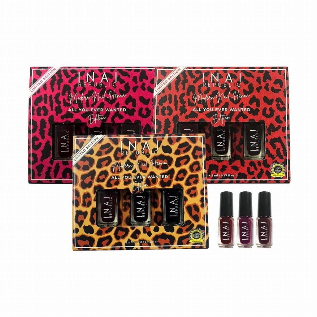 Inai Republic Leopard Set Edition Purchase Rm55 And Above Free Nail