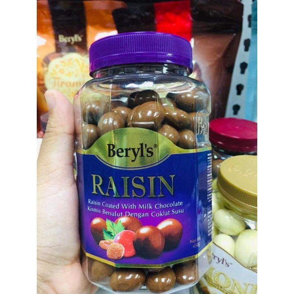 Beryl S Almond Hazelnut Raisin Dragees Assorted Milk Chocolate