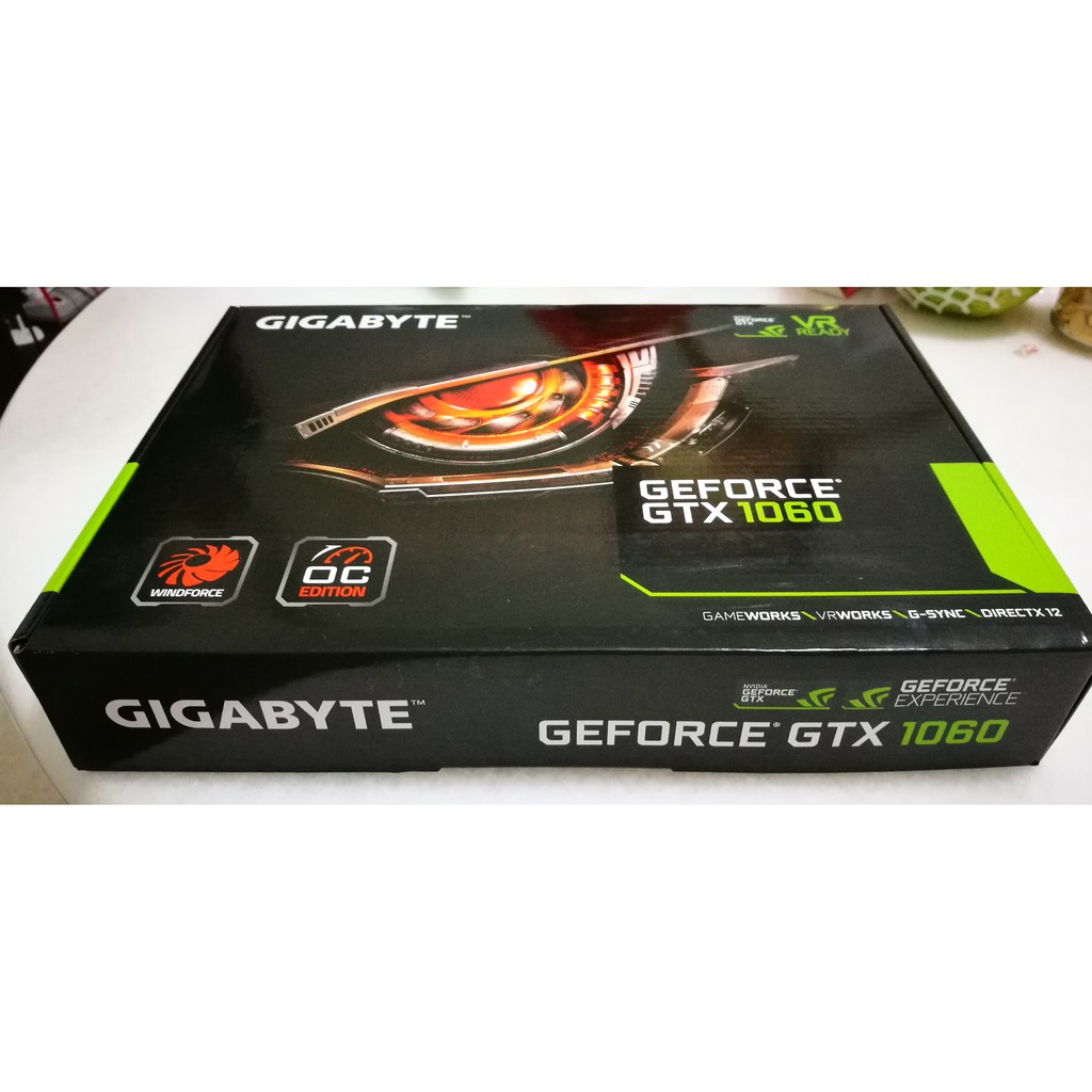 Gigabyte 1060 windforce hot sale oc 6gb