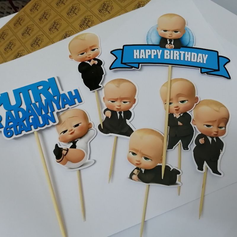 Cartoon Theme Cake Topper | Shopee Malaysia