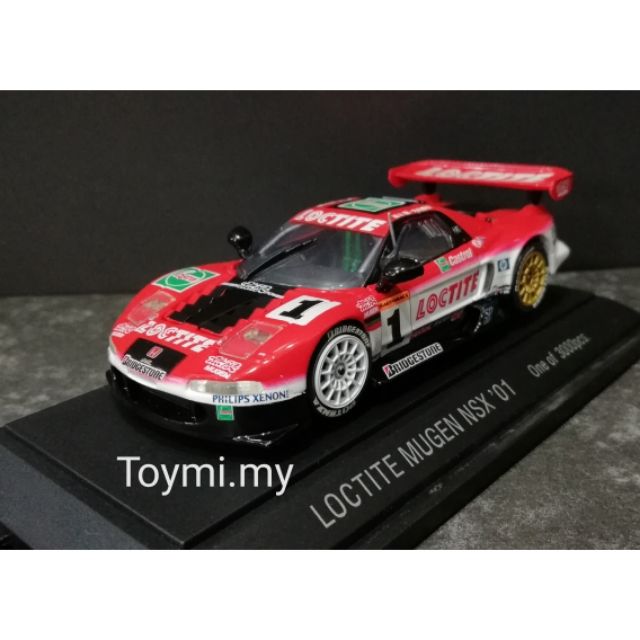 Ebbro 1/43 Honda NSX Loctite 2001 Japan Super Gt | Shopee
