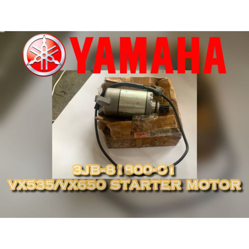 100%ORIGINAL MADE IN JAPAN YAMAHA VX535/VX650 STARTER MOTOR ASSY ...
