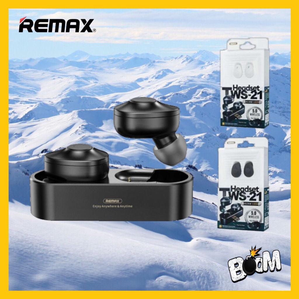 Remax TWS-21 True Wireless Stereo Headphone Bluetooth Earbud Remax ...