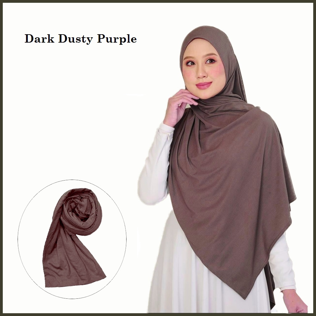 tudung shawl jersey