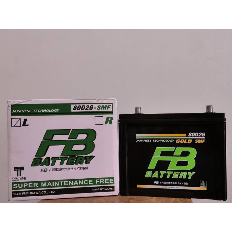 Car battery Furukawa battery Super Maintenance Free 80D26L(NS70L ...