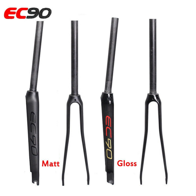 EC90 Carbon Fiber Fork 11/8" 700C Bike Fork Road Bike Superlight