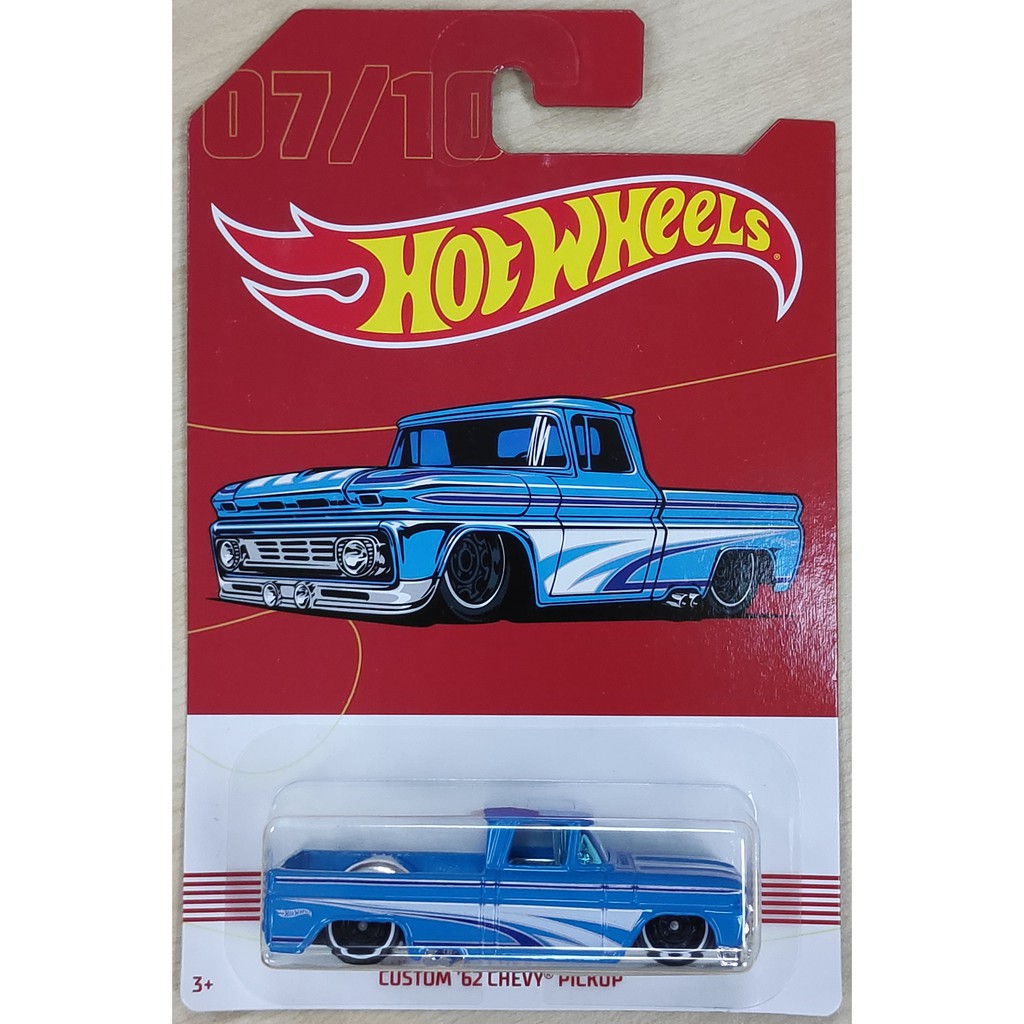 Hot Wheels Custom 62 Chevy Pickup 1962 Chevrolet Showroom Surf s Up American Pickup Shopee Malaysia