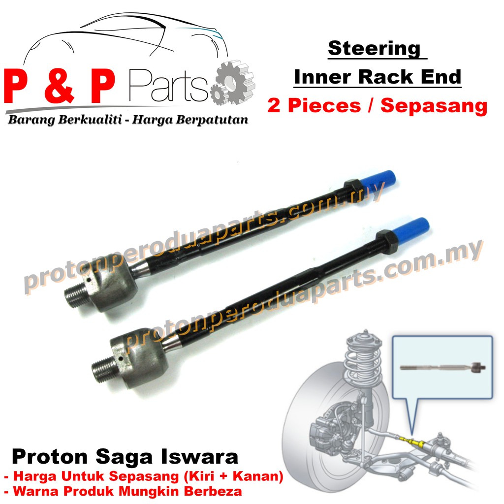 Steering Inner Rack End for Proton Saga Iswara 12V - 2 pcs | Shopee ...