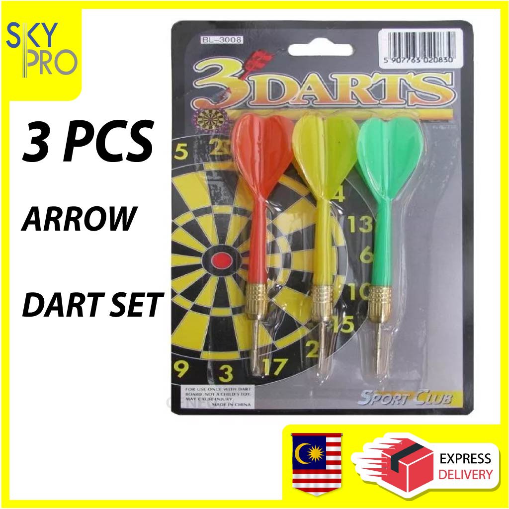 3 PCS ARROW DARTS SET BL-3008 dartboard / DART GAMES TRAINING STEEL TIP / GREEN AND YELLOW FLIGHT Shopee Malaysia