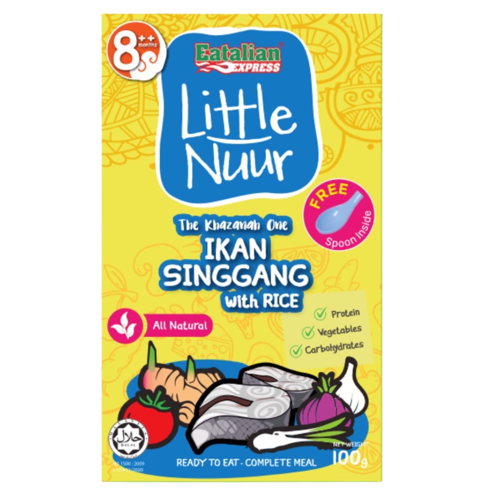 Little Nuur Makanan Baby Ready To Eat Bubur Baby Food Instant Porridge ...