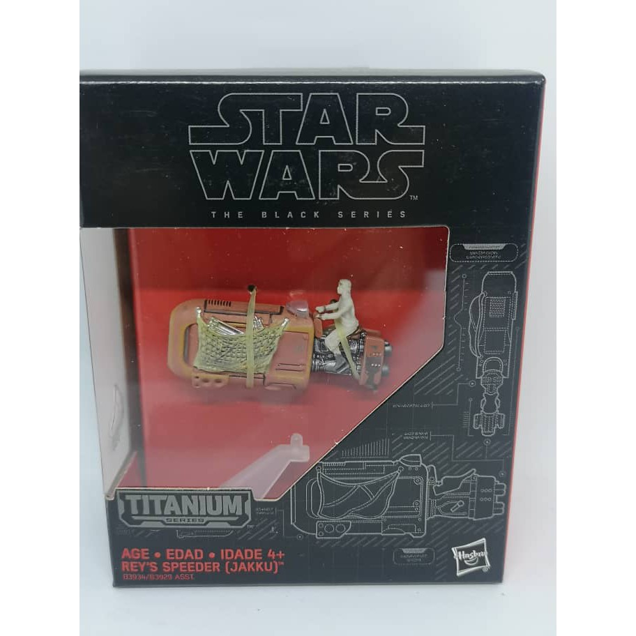 Star Wars Black Series Titanium – Figurina Finn In Metallo Pressofuso (10 Cm Con Base)