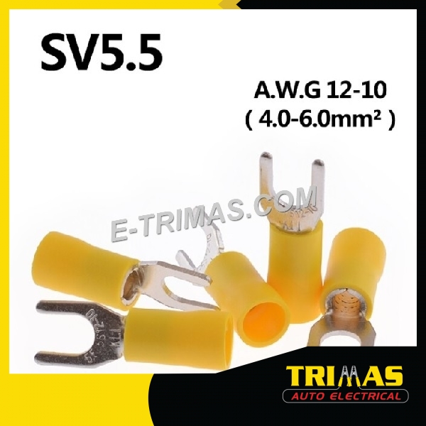 Insulated Spade Terminal Lug Y Lug Yellow (10PCS) Shopee Malaysia