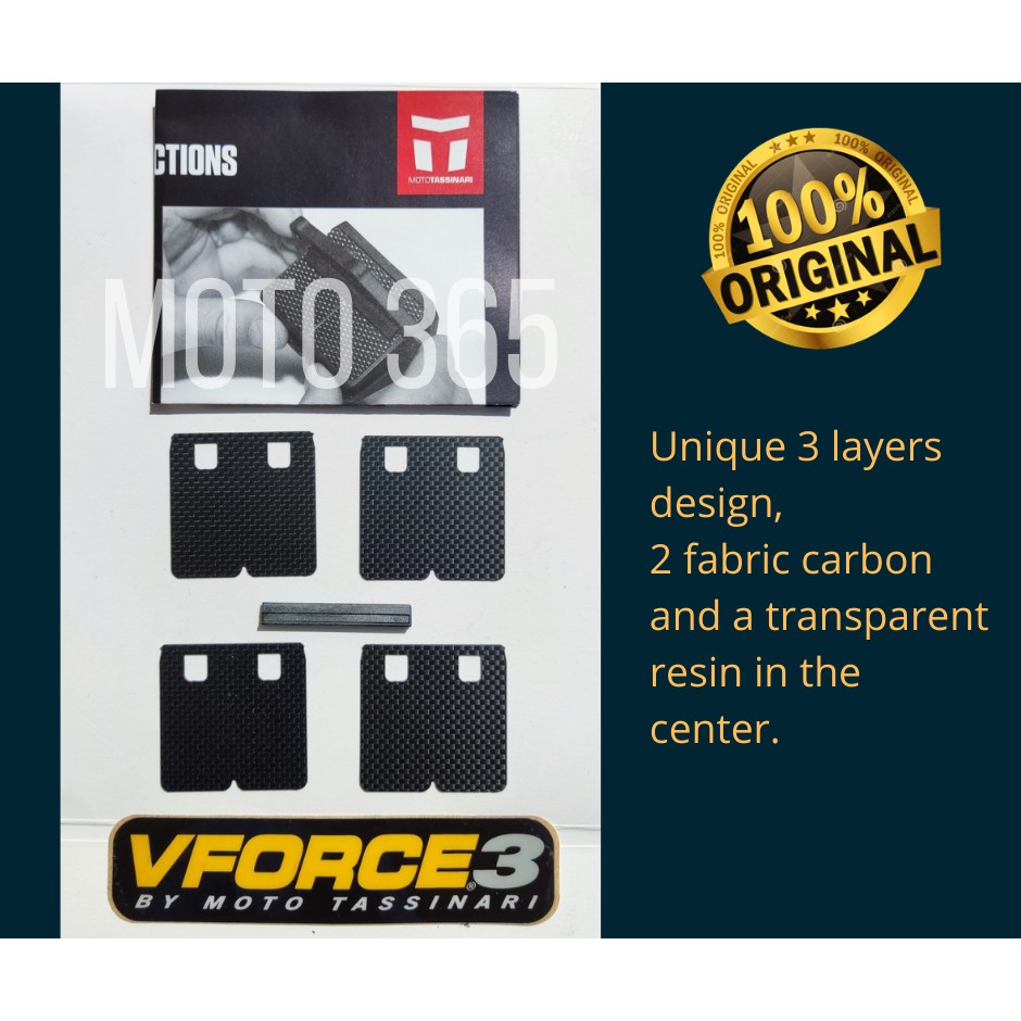 Reed Valve Plate RXK (💯 Original from Moto Tassinari), V FORCE 3