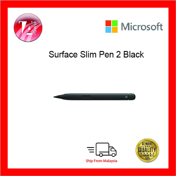 Microsoft Slim Pen 2 Black (8WX-00005) | Shopee Malaysia