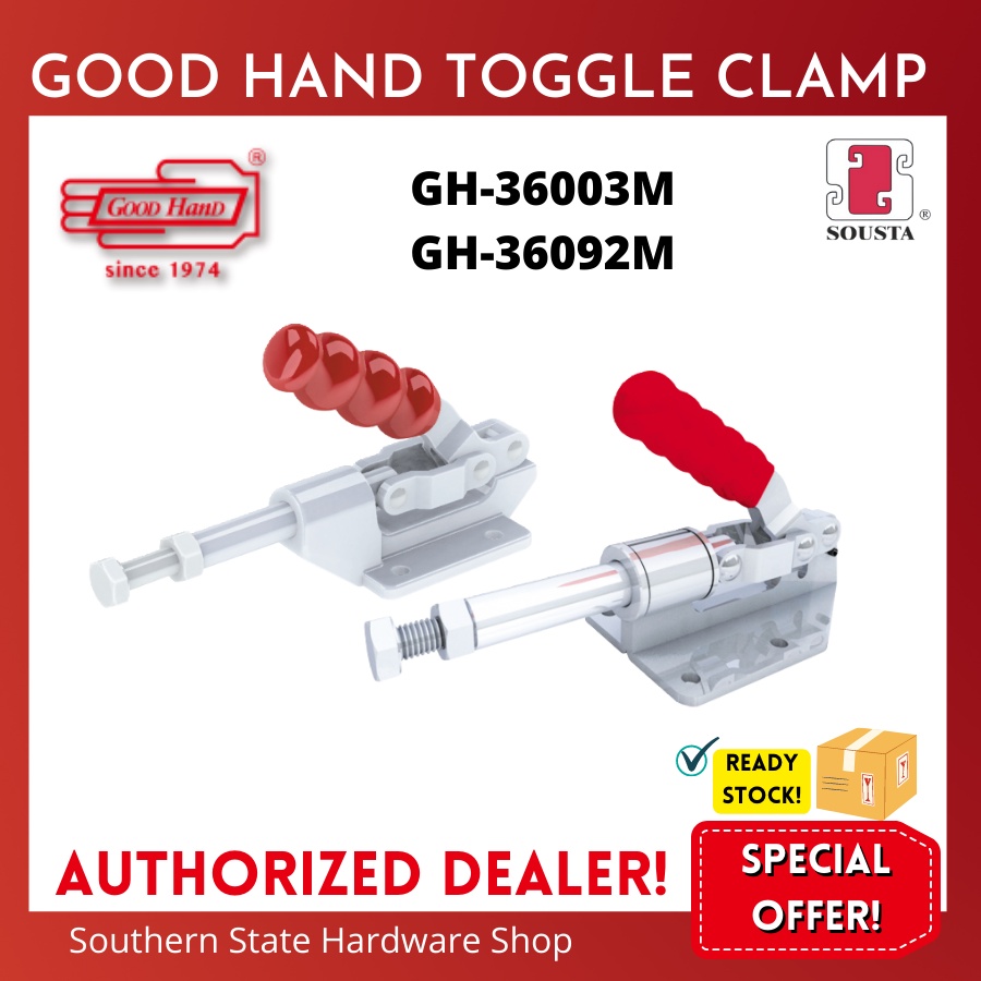 GH36092M/GH36003M GOOD HAND PUSH/PULL TOGGLE CLAMPS GH36092M AND GH