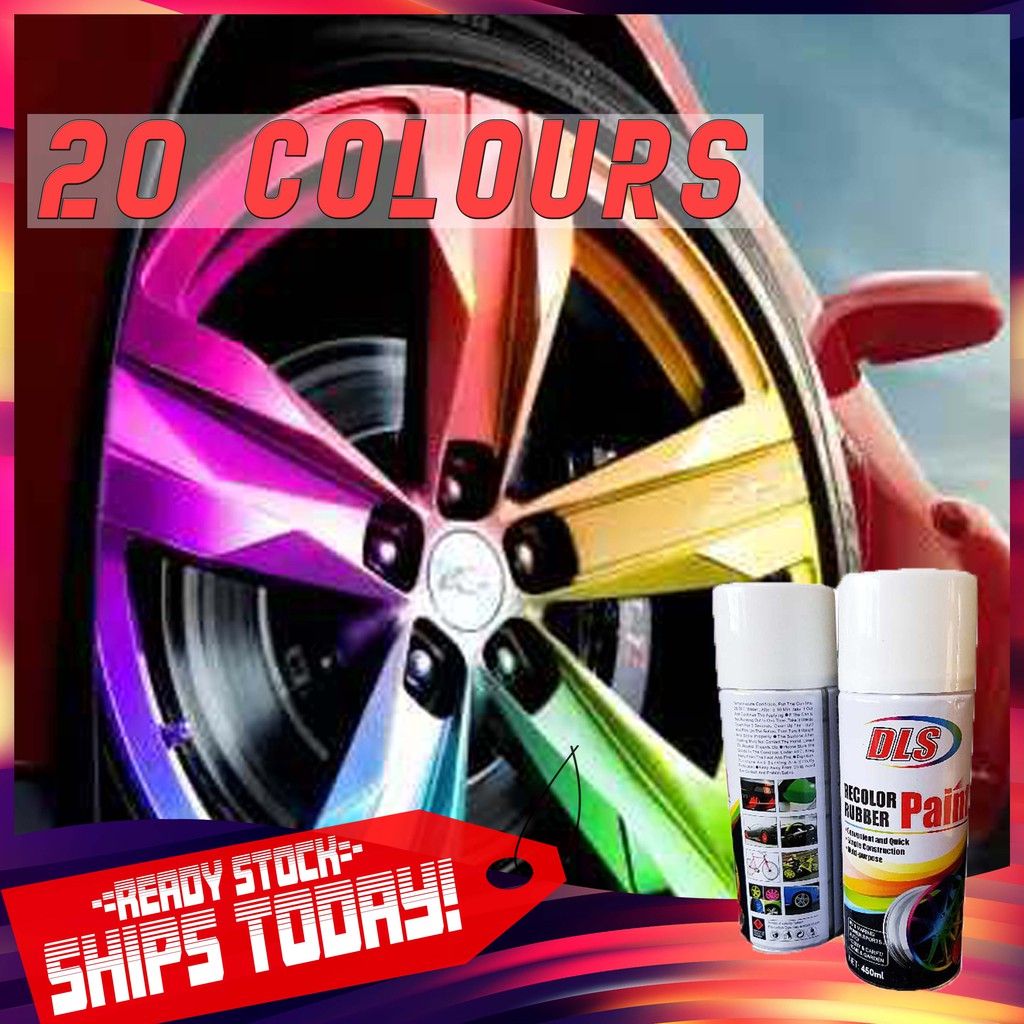 Car / Motorcycle Rubber Spray Paint 400ML DLS Removable Plasti Dip