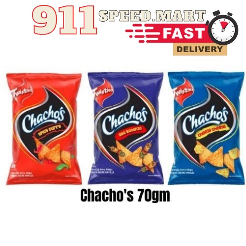 [911] Twisties Chacho's Tortilla Corn Chips 70gm (3 Flavor) | Shopee ...