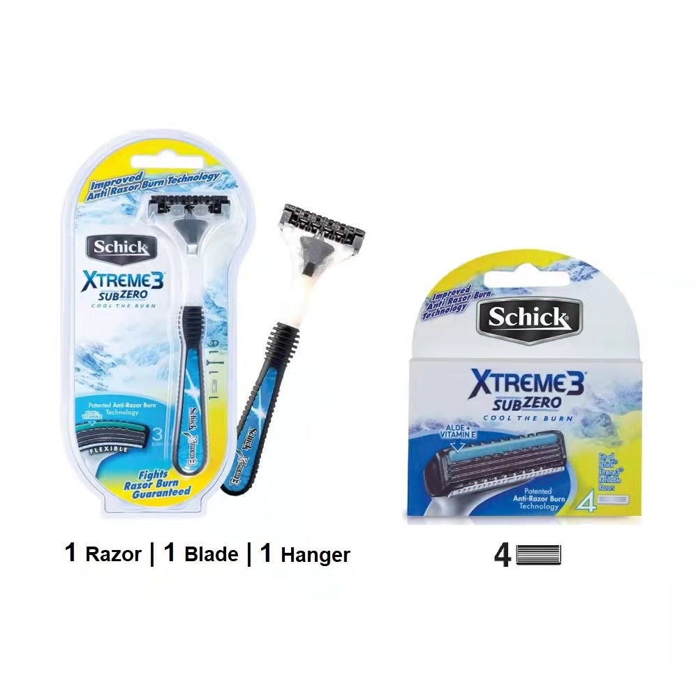 SCHICK XTREME 3 KIT 1'S/REFILL 2'S Shopee Malaysia