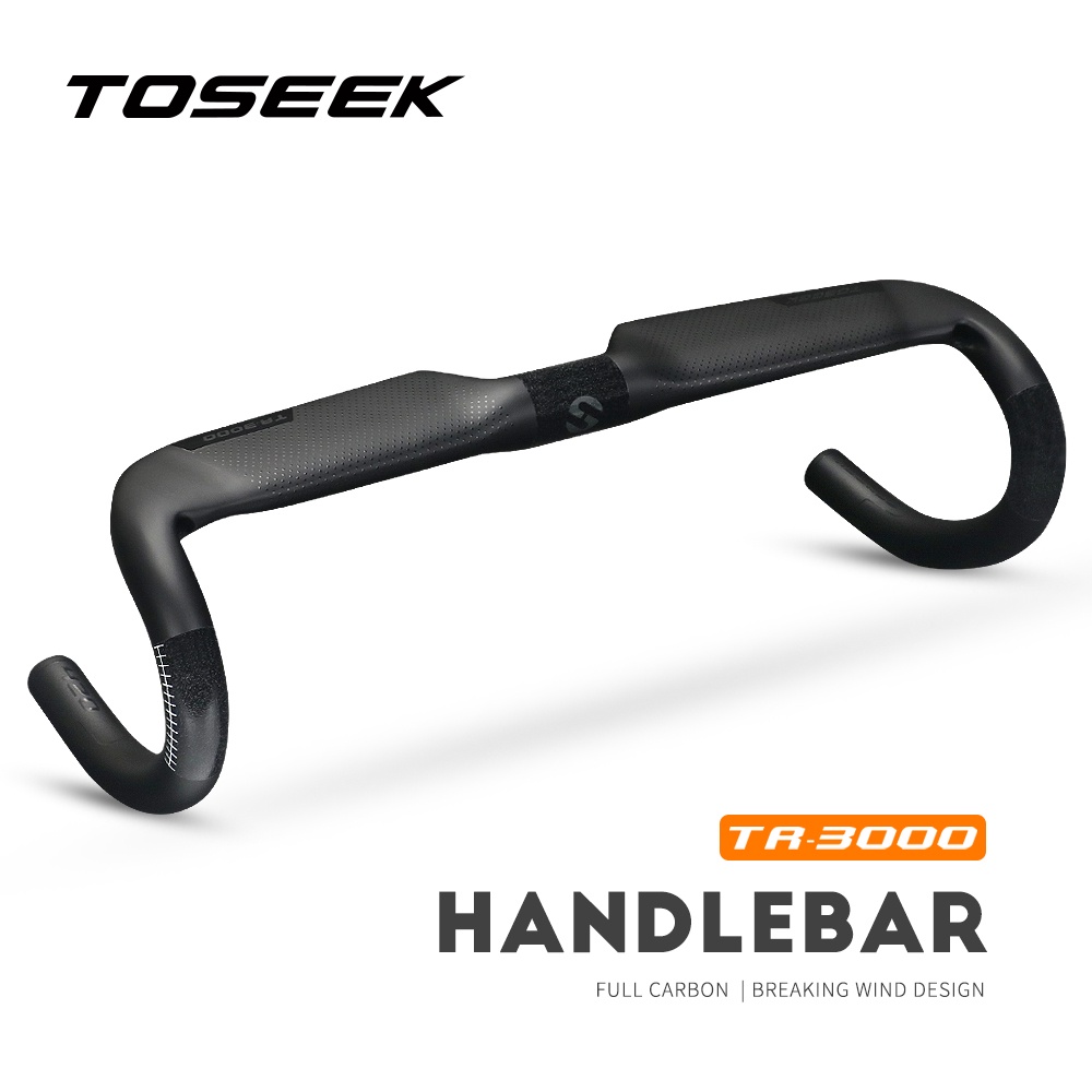 TOSEEK Bike Carbon Road Handlebar TR3000 UD Matt Bicycle Handle bar